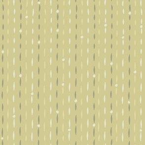 Stripes in Yellow, Grey and Cream - Regular