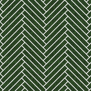 green pine linen herringbone 590