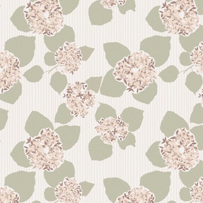 Hydrangea Neutral Florals 24x24