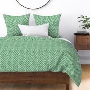 emerald green linen no. 2 herringbone 590