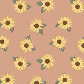 Sunflowers on Latte