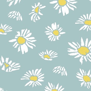 Neutral botanical daisy 