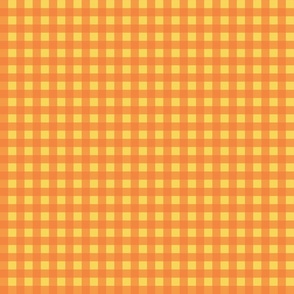 orange gingham sunshine back