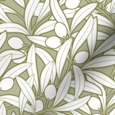 Olives_Neutral Botanical_White_Matte Olive