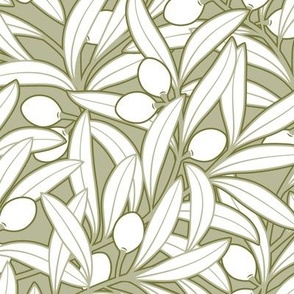 Olives_Neutral Botanical_White_Matte Olive