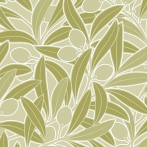 Olives_Neutral Botanical_Matte Olive Green