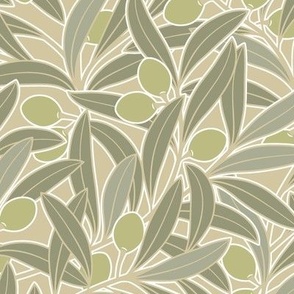 Olives_Neutral Botanical_Gray and Light Olive