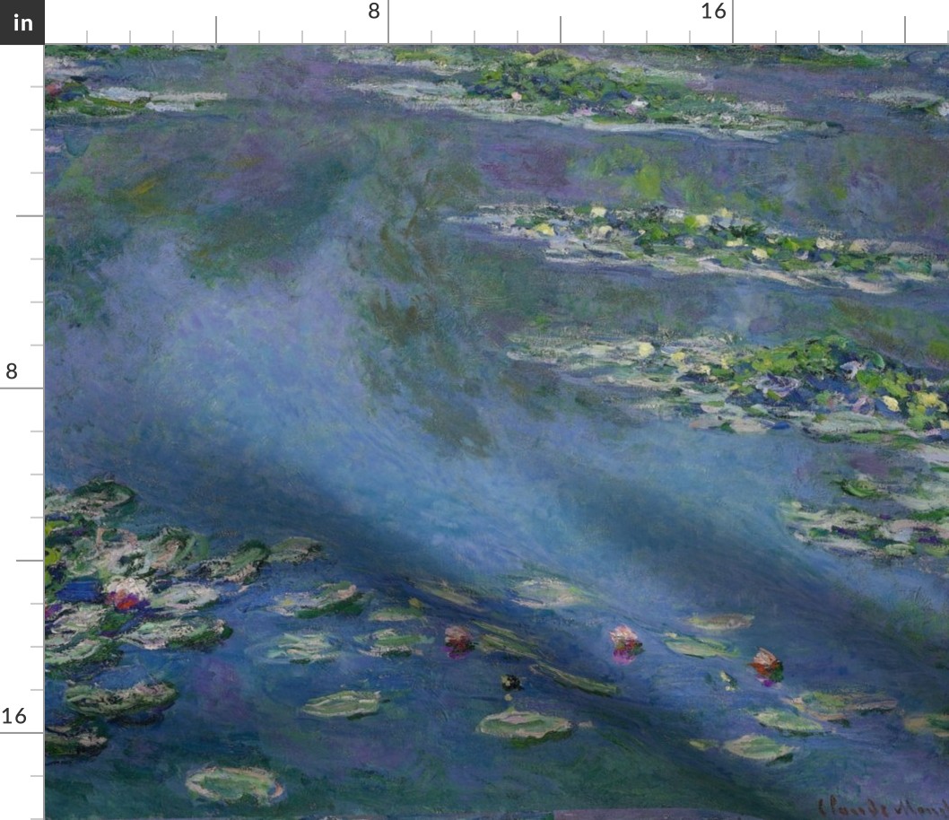 1906 WATER LILIES - CLAUDE MONET