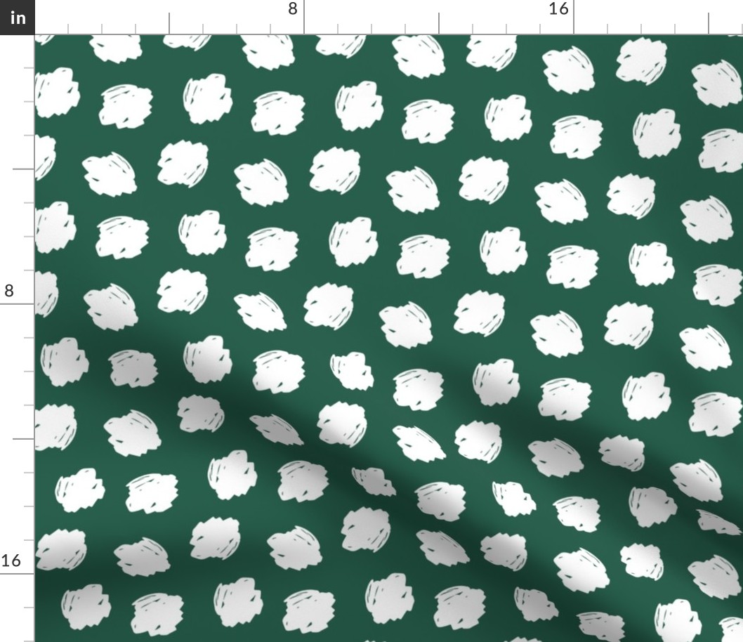 AP SIGNATURE COLLECTION_Paint Splotch Pattern_White on Emerald Green-01