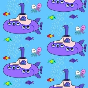 Purple submarines