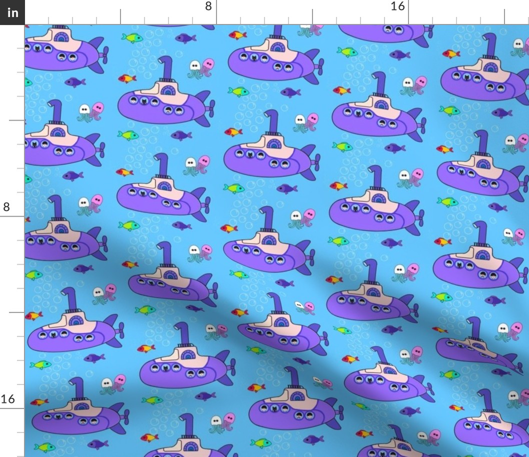 Purple submarines