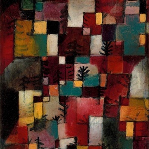 RED-GREEN AND VIOLET-YELLOW RHYTHMS - PAUL KLEE