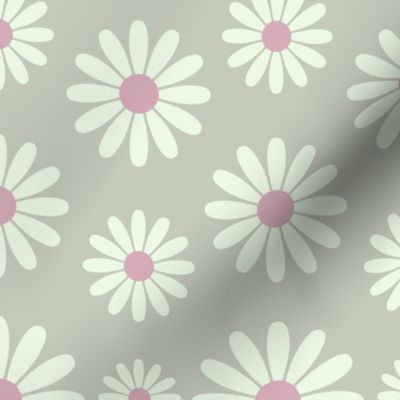 Retro Daisy Lavender Big