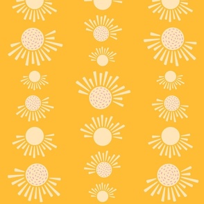 Hello Sunshine - Marigold - Vertical Large Scale