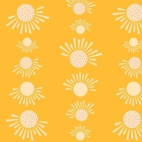 Hello Sunshine - Marigold - Vertical Medium Scale