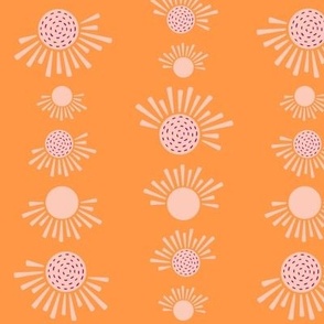 Hello Sunshine - Tangerine - Vertical Medium Scale