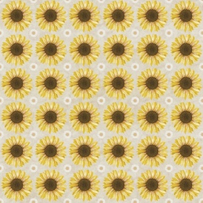 Sunflower Chamomile Dots