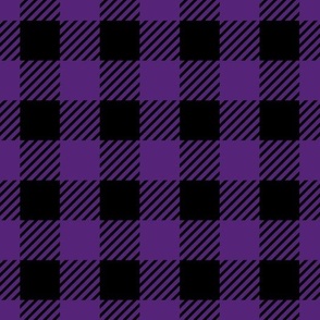 Classic lumberjack pattern - purple 
