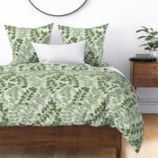Leaves, Neutral Botanicals | Wallpaper, Upholstery, Home Deco, Curtains, Pillows