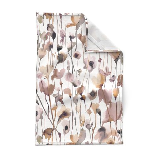 Wild flowers botanical Neutral Medium BestSellingShams2023