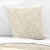 Mimosa Flower - Neutral tan - large