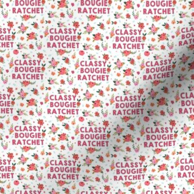 Classy Bougie Ratchet More Florals White