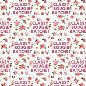 Classy Bougie Ratchet More Florals White