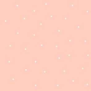 little dots - pink + white