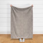 TAUPE L Soft linear botanicals / Large Scale