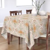 Boho Australian Blooms Damask (neutral)