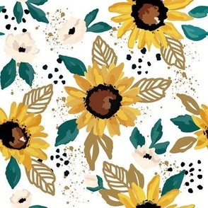 Sunflower (white)