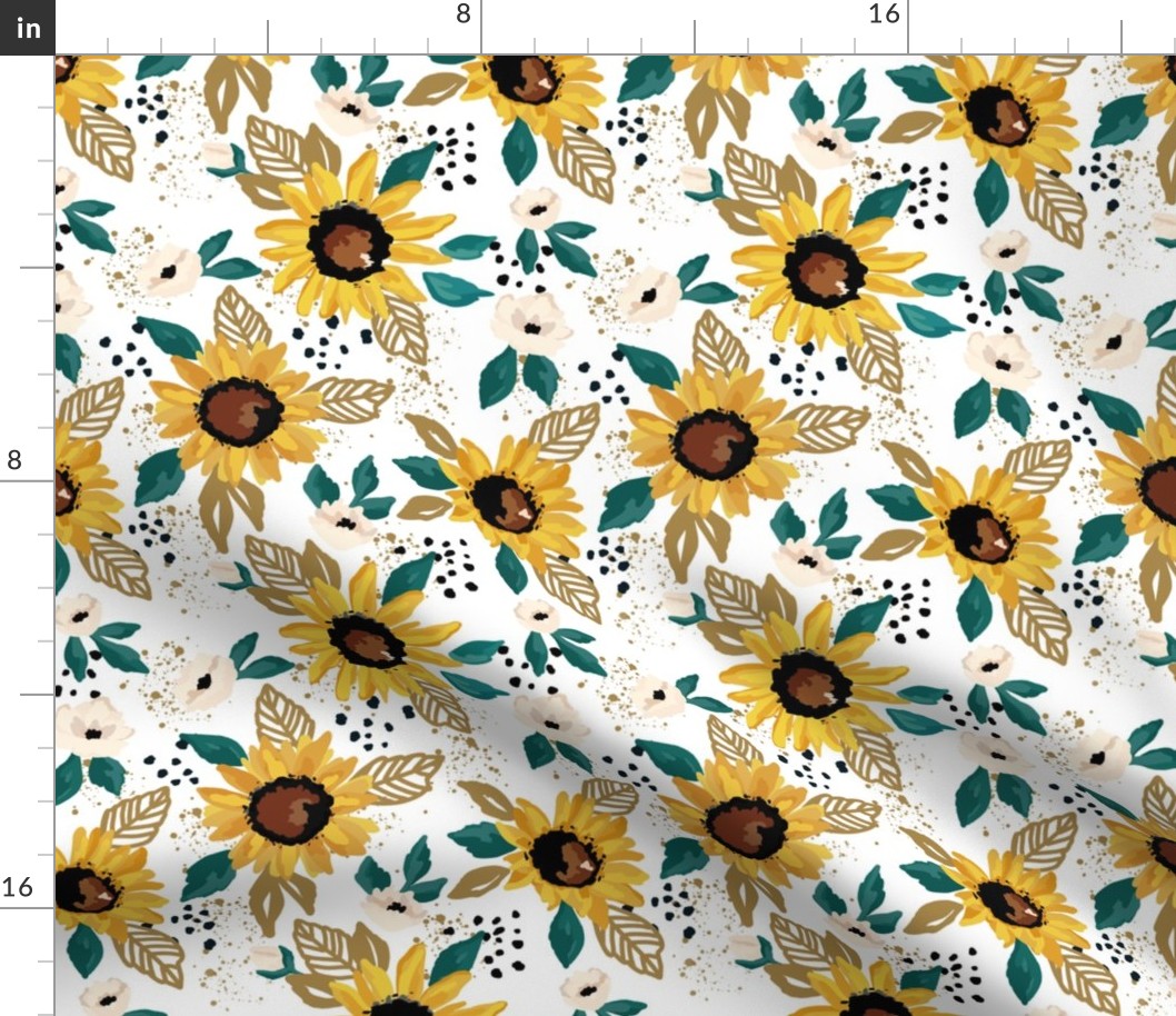 Sunflower (white)