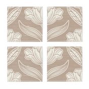 Neutral Florals Winter Prairie