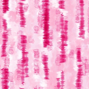 Pink Lines Tie Dye Large Scale