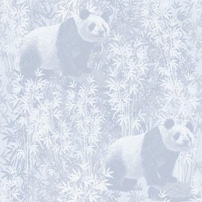 Cool Neutral Bamboo with Panda