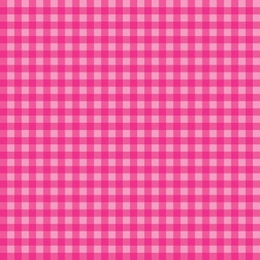 hot pink gingham bubblegum back