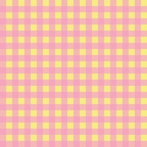 bubblegum gingham yellow back