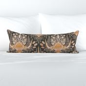 Boho Australian Blooms Damask (slate)