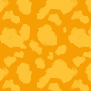 Yellow Spots Abstract Brush Strokes