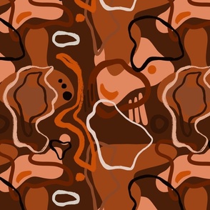 Brown Sugar- Abstract Shades of Brown