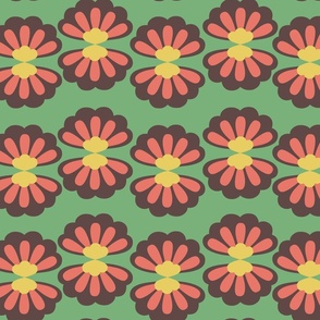 Retro 70s flowers