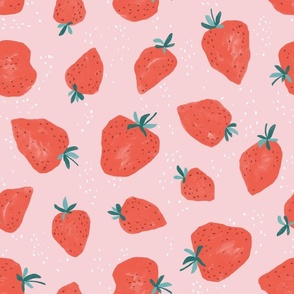 Strawberries – rose red