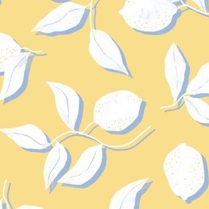 lemon branches – yellow white blue