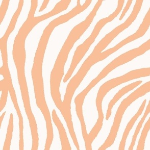 zebra stripe \\ peach
