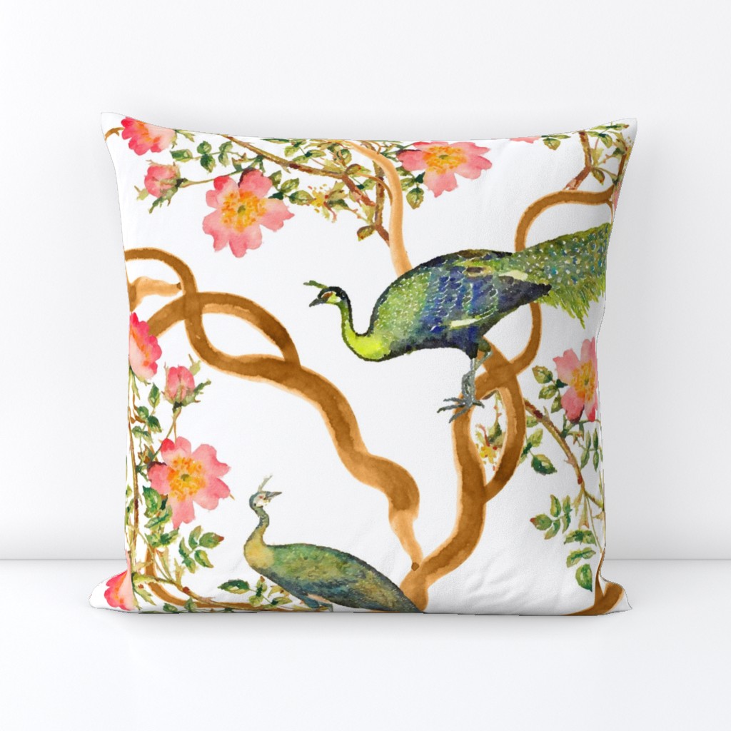 Chinoiserie Floral and Birds
