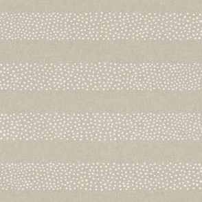 (small scale) dotty stripes - stipple dots - home decor - neutral - LAD22