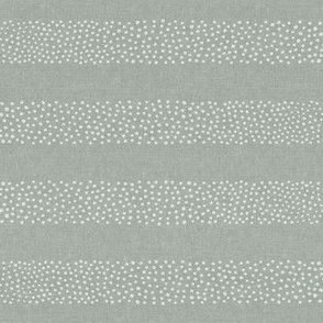 (small scale) dotty stripes - stipple dots - home decor - grey -  LAD22