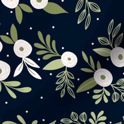 Tiny Blooms in Navy (small)