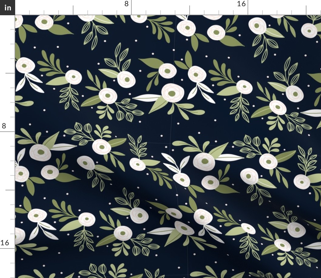 Tiny Blooms in Navy (small)