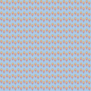 cotton candy pattern blue